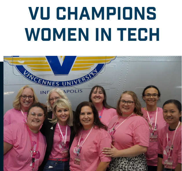 A31CareerCenter's tweet photo. 🌟Area 31 students joined @VincennesU for Women IN Tech Week to connect with industry leaders, hear from Tiffany Trusty of @EliLillyandCo &amp; tackle hands-on challenges in #cybersecurity! 🚀💻  #WomenInTech #CareerTechEd Read more below:
https://t.co/1MZhBLkssg https://t.co/fBIgpyXCOx