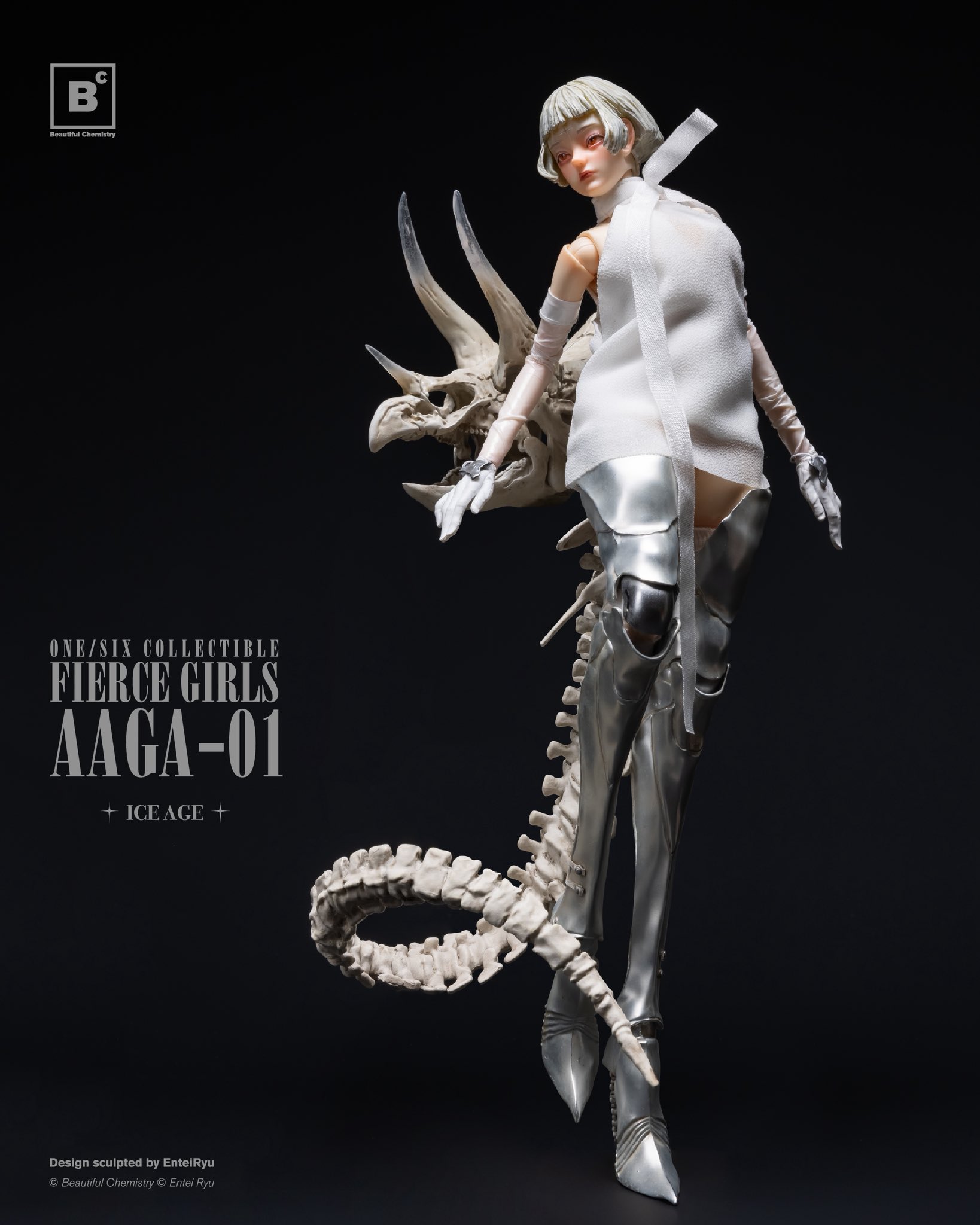 Underverse 1/6アクション FIERCE GIRLS AAGA-01 Fierce Girls - AAGA-01 Bone Girl 1/6 Scale Figure - Spec
