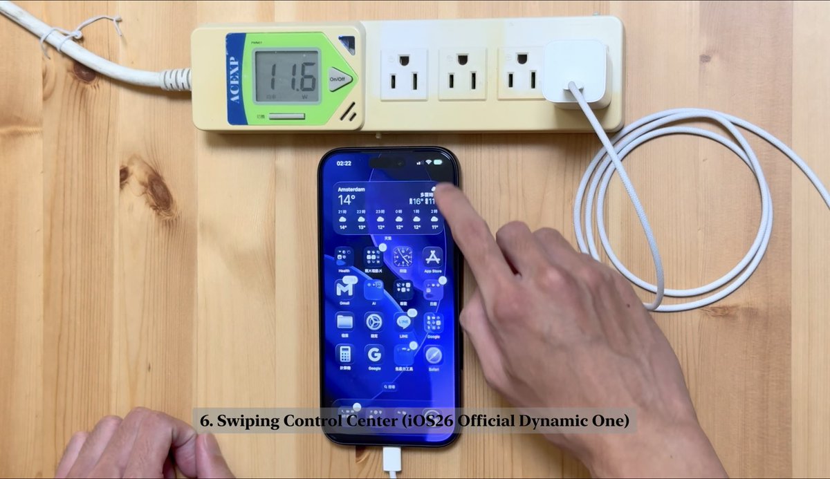 lello_developer's tweet image. @Apple can’t lie! #iOS26 eats watts! Liquid Glass kills performance and battery on iPhones, even the new ones! iOS 26 needs to be redesigned from scratch, or at least the GUI must become much lighter and less battery-draining! 11 Watts for control center 🤬Source:…