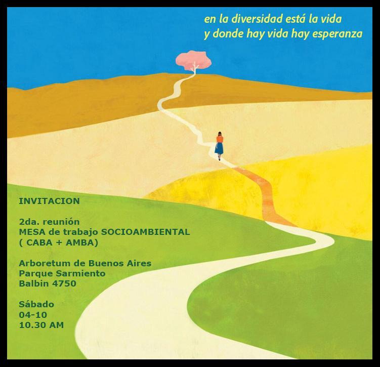 Este sábado 04/10 a las 10:30 h en el arboretum de Parque Sarmiento se organiza una reunión entre distintos colectivos de CABA y del AMBA comprometidos con la defensa y creación de espacios verdes y con problemáticas ambientales en general.