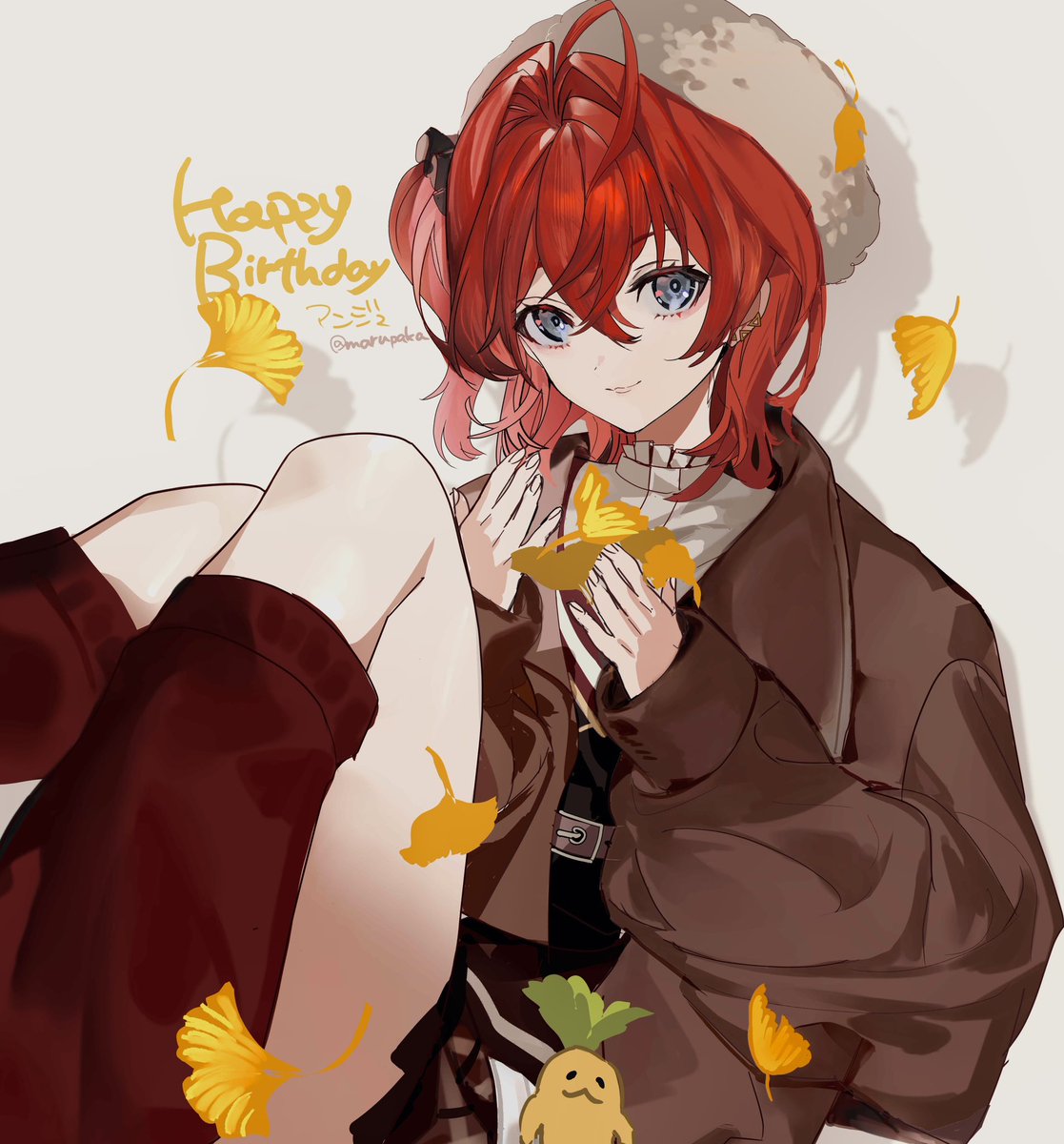 「#アンジュ爆誕 #絵ンジュ アンちゃんお誕生日おめでと」|まるぱか@仕事今ヤバいのイラスト