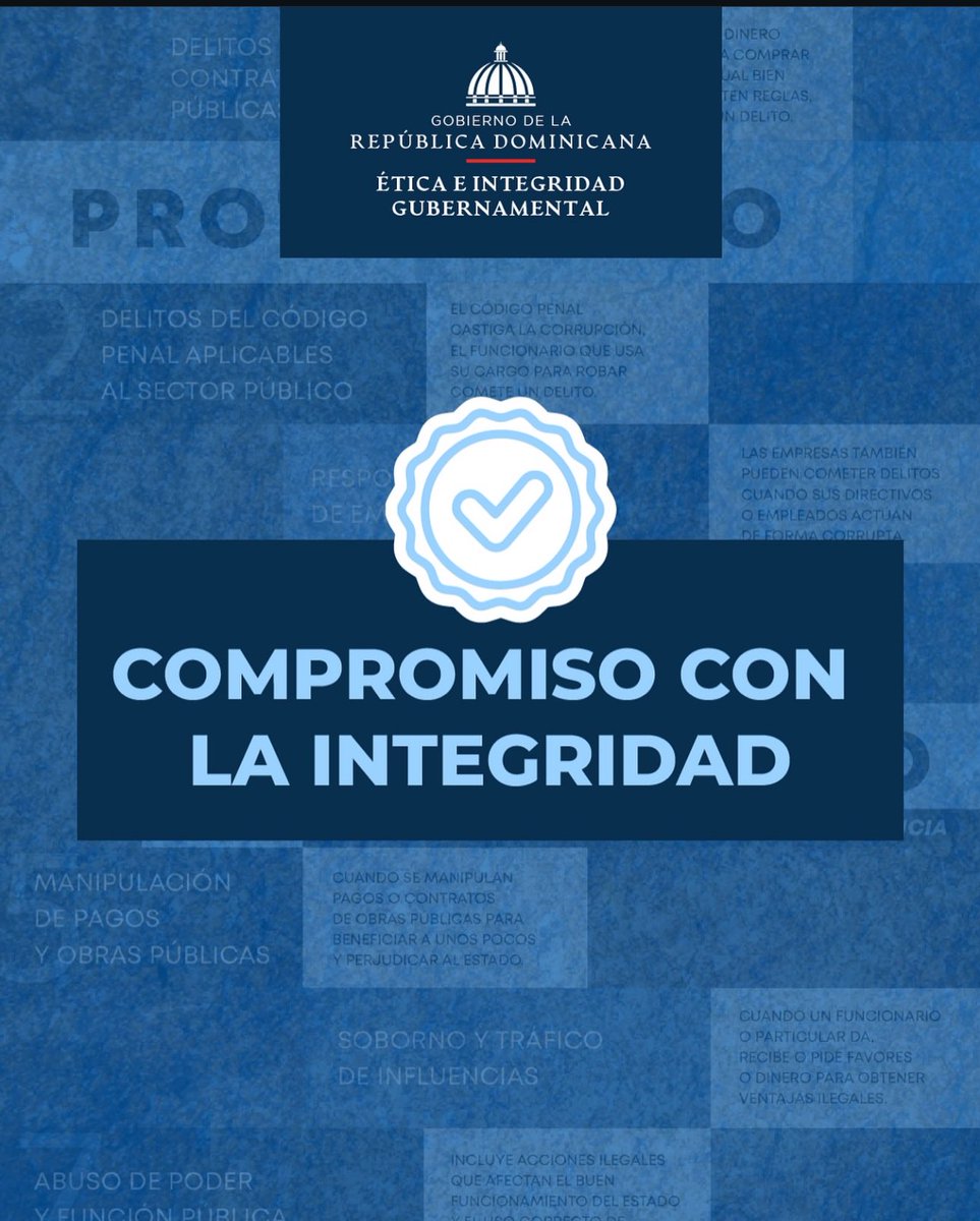 corphotelsrd's tweet photo. Reafirmamos nuestro compromiso con la integridad y la transparencia 

Haz tu denuncia en: https://t.co/LsgW3wS0G7
#ProtegiendoLoNuestro
#protegiendolonuestroconintegridad https://t.co/zpdJ0K2mMO