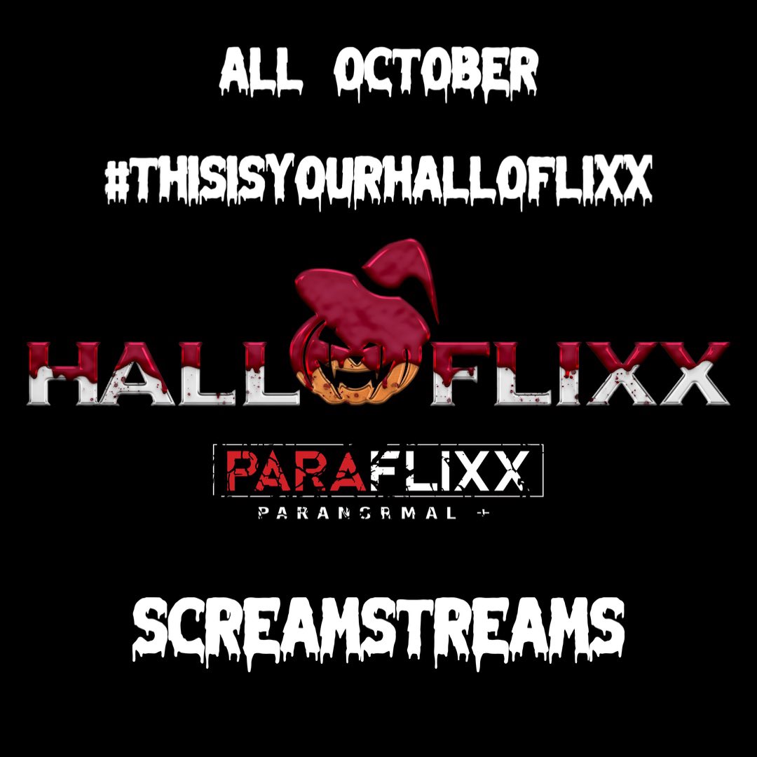 PARAFlixx's tweet photo. https://t.co/YUudtMlsCq 📺 ONLY 1 day away! HALLOFlixx Is Back—All October Long! 👻🎃
Step into the shadows with PARAFlixx paranormal+ as we celebrate the season of screams with the #HALLOFlixx ‘Scream Streams’ event all October! #screamstreams https://t.co/vtt3v4jcPU