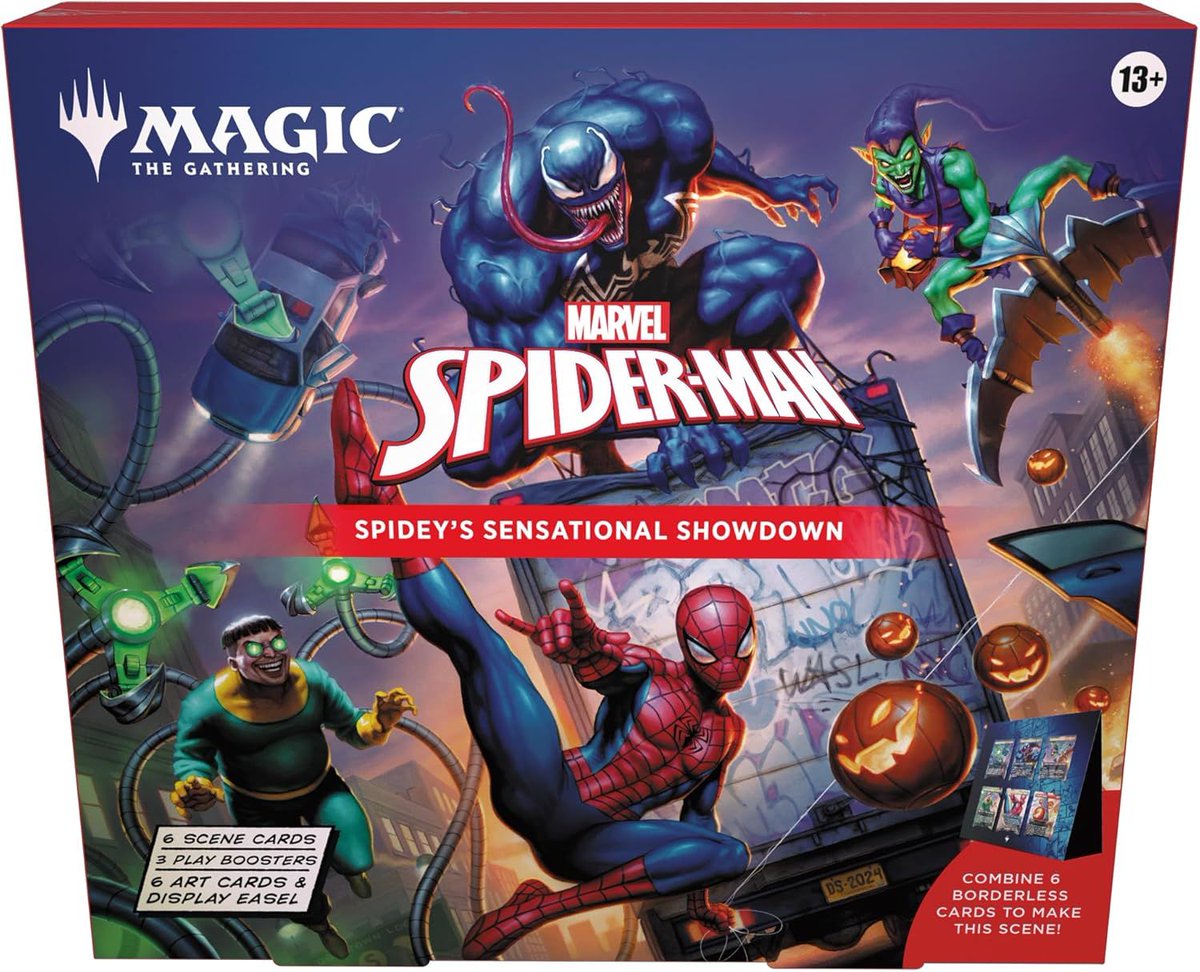 cardsundercost's tweet photo. Magic: The Gathering | Marvel's Spider-Man - Scene Box  restocked -. https://t.co/AAzNoOfDbM https://t.co/j0yqv67aeo