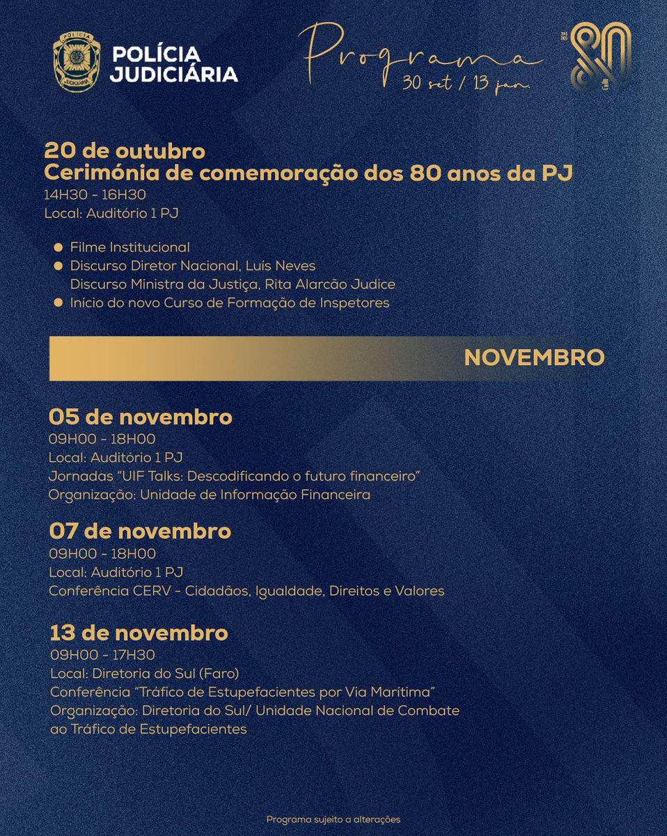PJudiciaria's tweet image. 📍Agenda 80 anos
Crimes distintos, fenómenos próximos | Olhar integrado no combate à violação dos direitos humanos.
1 ª Conferência “Criminalidade Violenta, Tráfico de Pessoas e Auxílio à Imigração Ilegal” a marcar #hoje o arranque.
#PJ #Programa #Aniversário