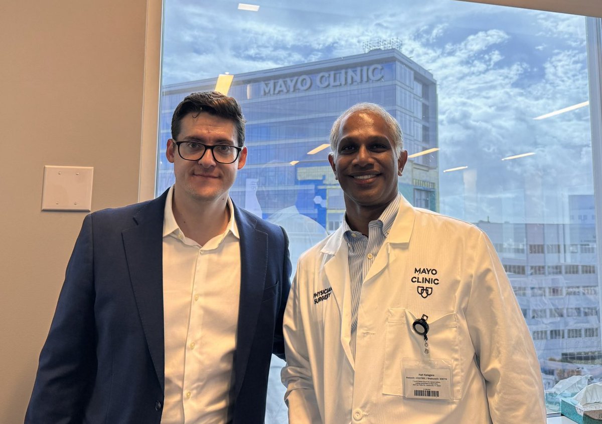 Eduardo R Argaiz (@argaizr) on Twitter photo What a great honor to have been invited as a Visiting Professor Grand Rounds Speaker at <a href="/MayoClinic/">Mayo Clinic</a>
A truly incredible experience made possible by <a href="/KalagaraHari/">🩺 Hari (హరి 🇮🇳) Kalagara</a>! 🙏 What a great honor to have been invited as a Visiting Professor Grand Rounds Speaker at <a href="/MayoClinic/">Mayo Clinic</a>
A truly incredible experience made possible by <a href="/KalagaraHari/">🩺 Hari (హరి 🇮🇳) Kalagara</a>! 🙏