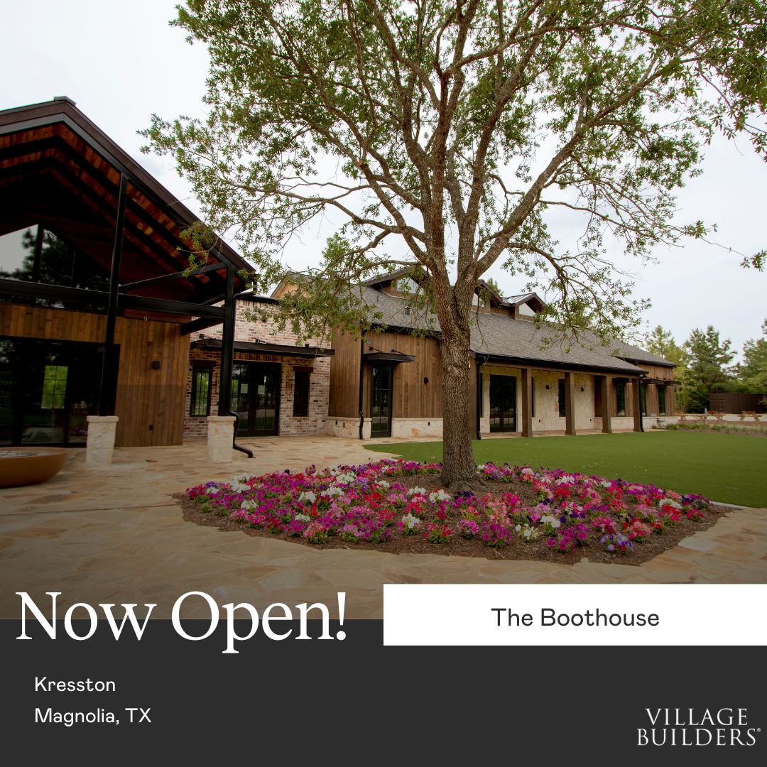VBHouston's tweet image. 🚨 Community Update 🚨 
The Boothouse at Kresston is officially OPEN! 🎉

And that’s just the beginning, with more amenities coming soon!
💦 Splash Pad
🏞️ Playground
🤾 Pickleball Courts

📞 888-671-8175