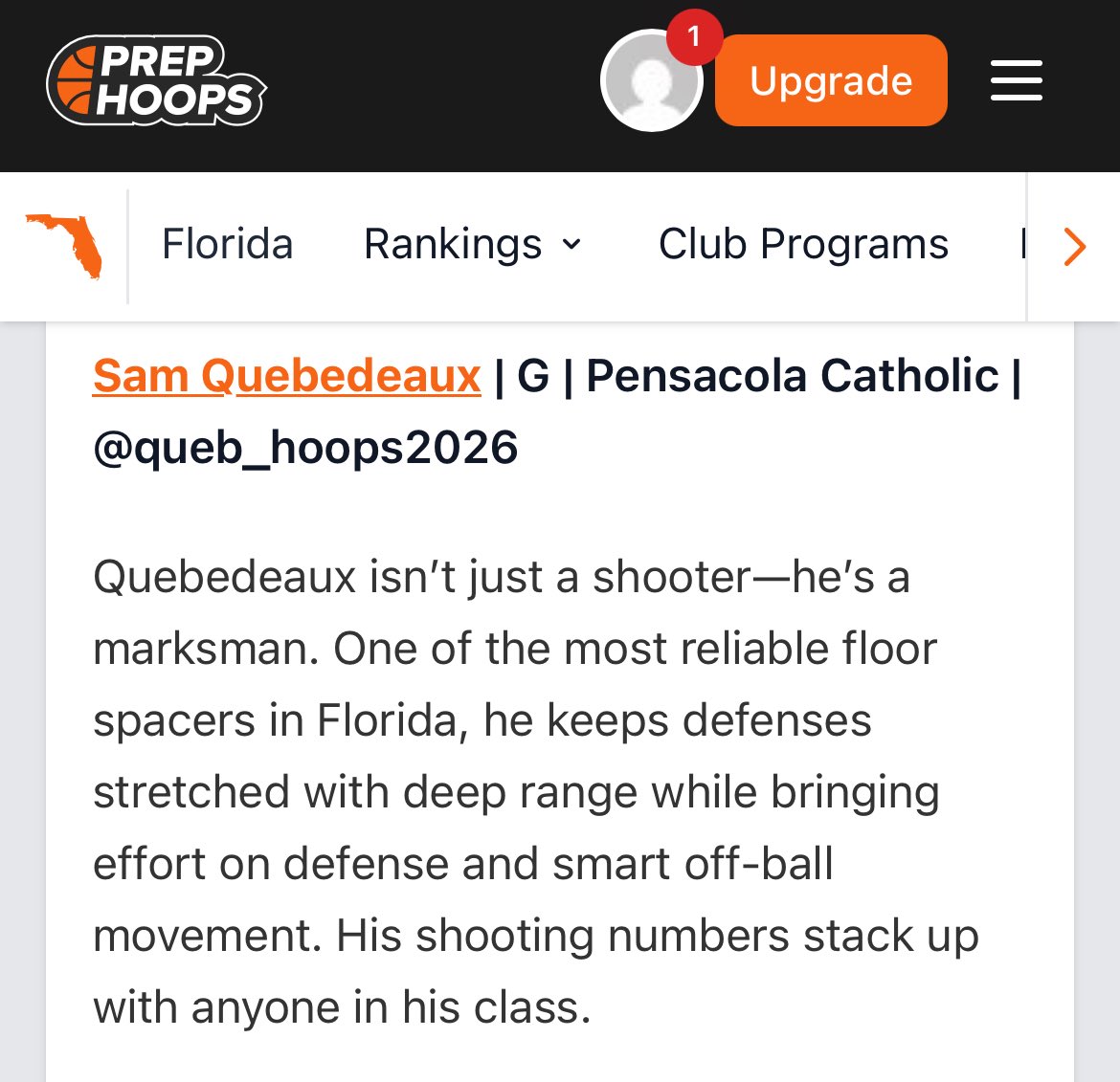 Sam Quebedeaux tweet media