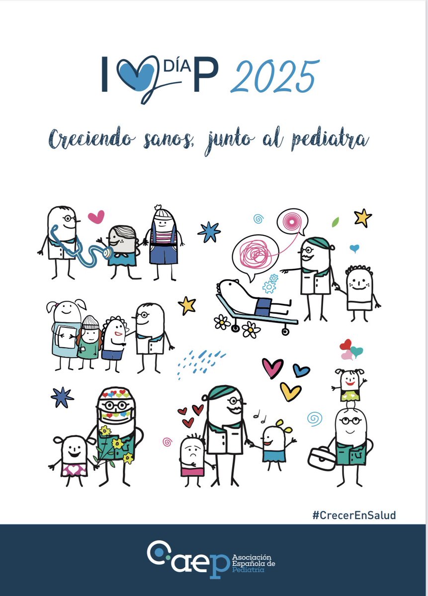 🌍👶💙 Día de la Pediatría 2025
📅 8 de octubre
✨ “Creciendo sanos, junto al pediatra”
👉 Descubre el manifiesto, el cartel y todos los materiales en:
🔗 goo.su/D182GY
#DíaP2025 #CrecerEnSalud
💡 Recuerda: hay cosas que curan y no vienen en prospecto 😉