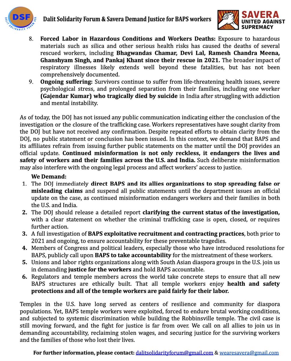 Dalit Solidarity Forum tweet media