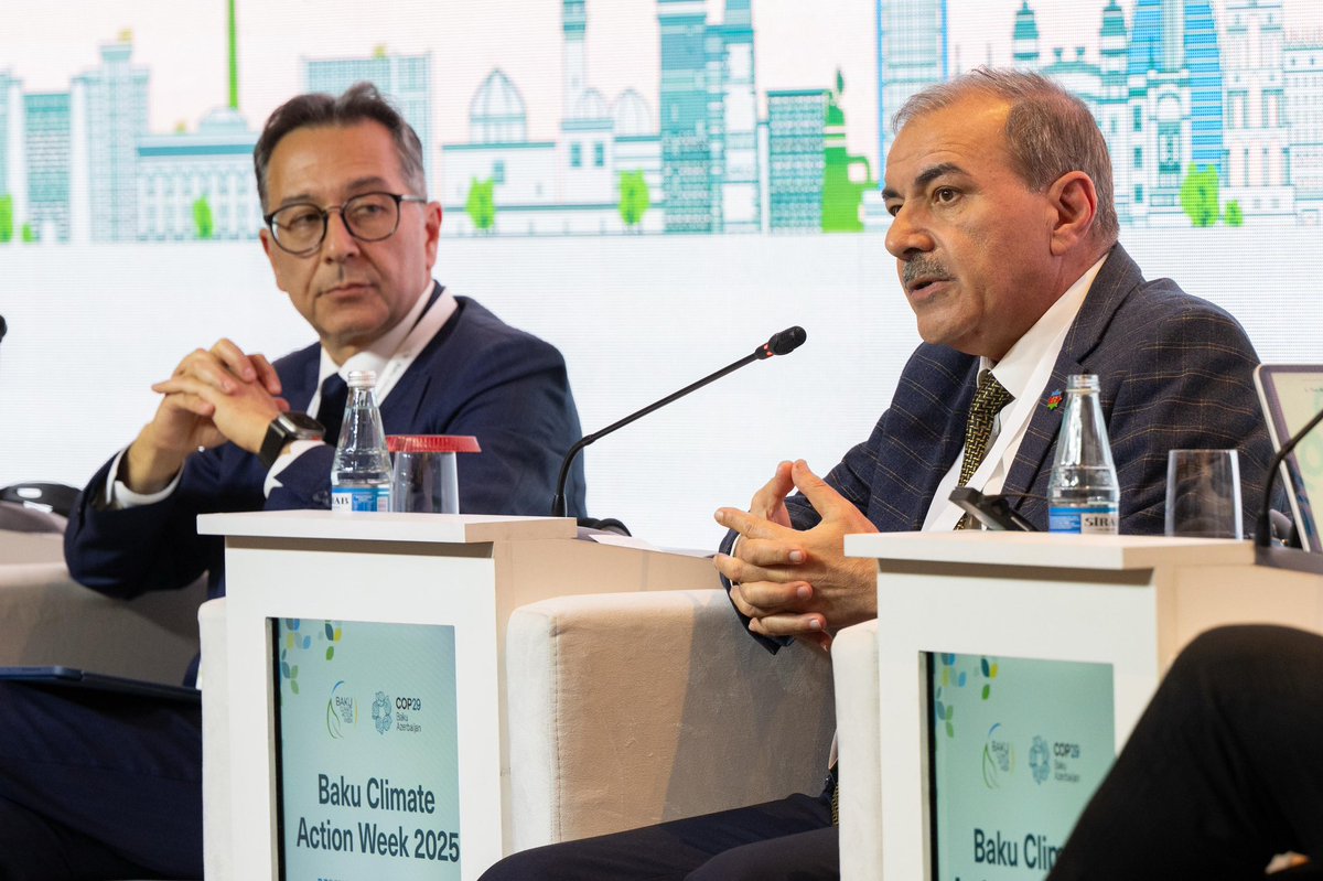BakuClimateWeek's tweet image. Day 2, Session 5: Achieving a Just Transition: Best practice and lessons learnt for policymakers

Photos from all sessions are available on Flickr - link in bio. 

#BCAW2025 #BCAW