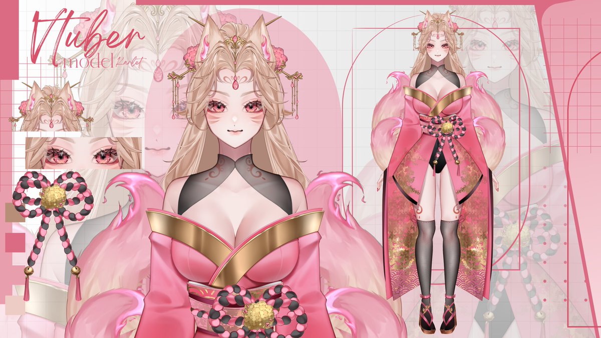 Vgen Vtuber Model Commission! ✨🌸
#VGen #Commission #Vtuber