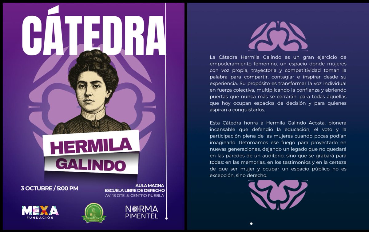 Cátedra Hermila Galindo (@catedrahermila) on Twitter photo 