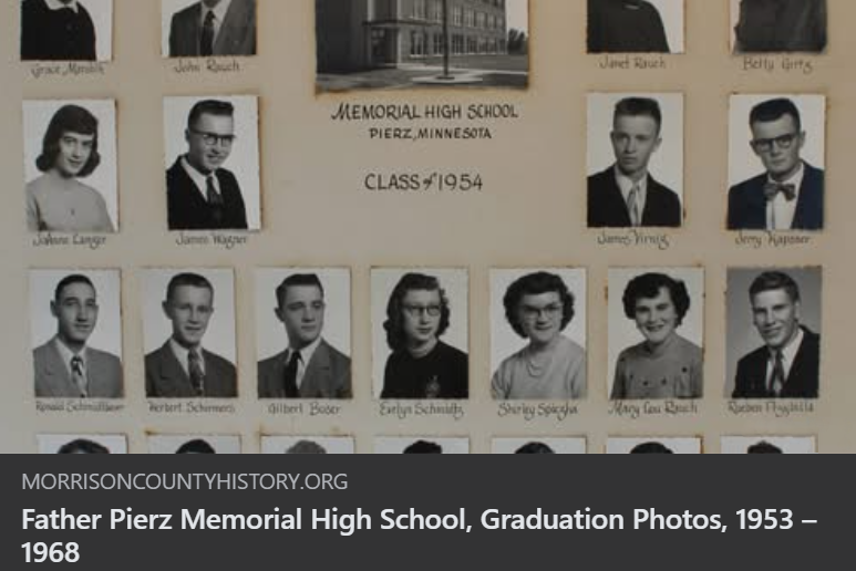 cdcmorrisonmn's tweet photo. Stop in to see #MorrisonCounty Historical Society's new temporary exhibit about Father Pierz Memorial High School that opens 10/1, at the #WeyehaeuserMuseum in #LittleFallsMN! https://t.co/UiAMdDYJWz 

#FatherPierz #MemorialHighSchool #PierzMN #BuckmanMN #HardingMN #LastrupMN https://t.co/nVMHMDOmdF