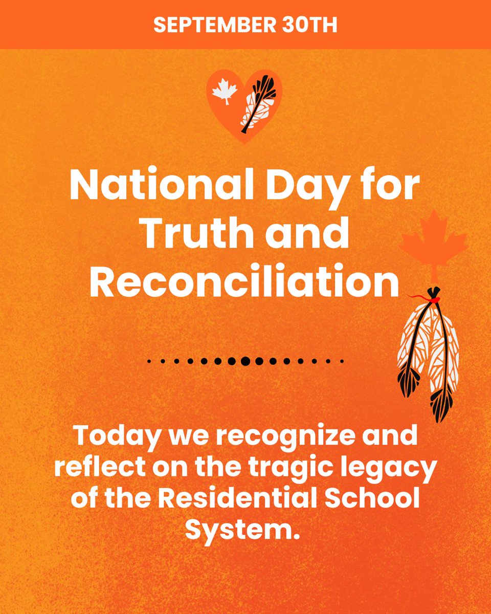 PurkTech's tweet image. Today, on the National Day for Truth and Reconciliation, we pause to honour the children who never returned home and the Survivors of residential schools, their families, and communities. Let us all reflect, learn, and work together towards reconciliation today and every day.