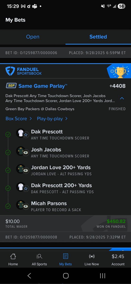 I starting getting into studying bets and ended up hitting this banger the other day...so thats cool huh?