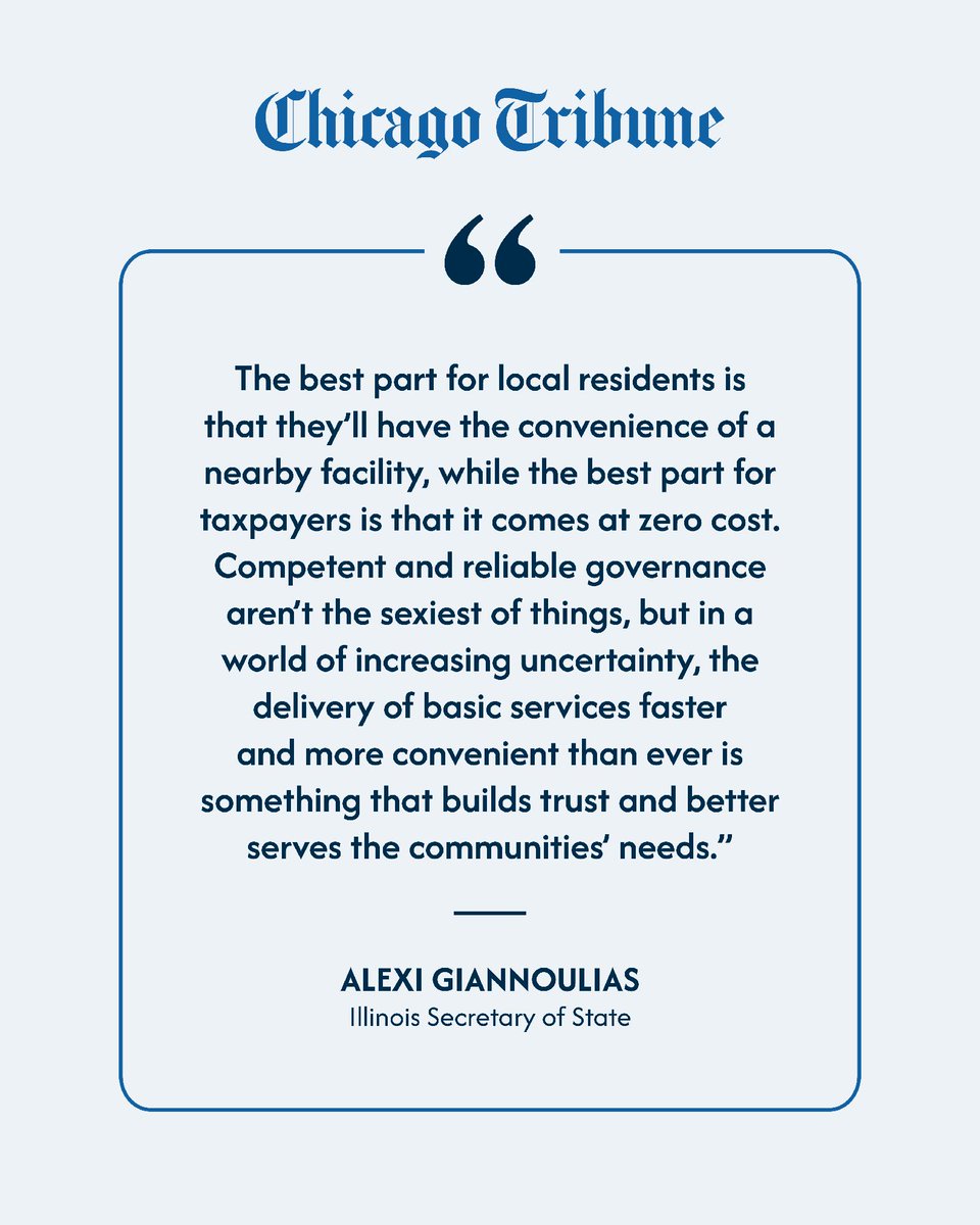 Secretary Alexi Giannoulias tweet media