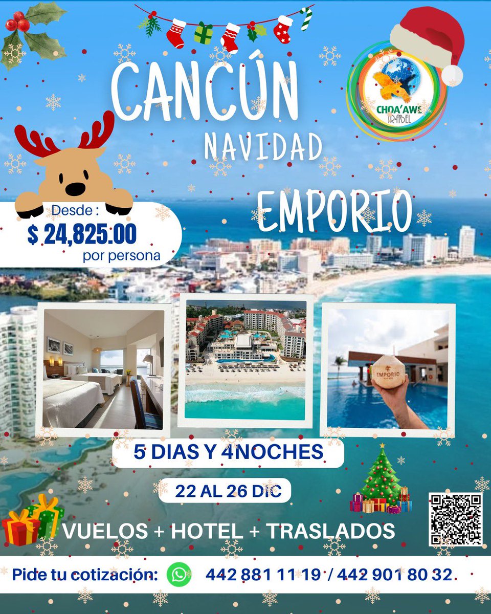 ItuarteChavez1's tweet photo. Ya reservaste para diciembre y solo preocuparte por disfrutar ? Cotiza tu destino favorito https://t.co/a8rfMVngPU