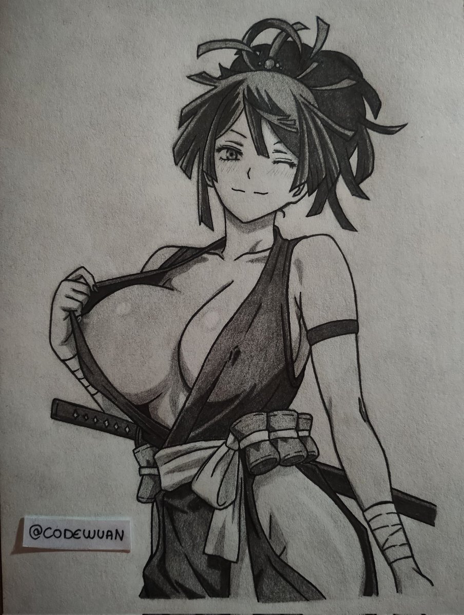 codewuan's tweet image. Yuzuriha 💜
━━━━━━━━━━━━━━━━━━━
#hellsparadise #Yuzuriha #dibujo #fanart #nsfw #waifu