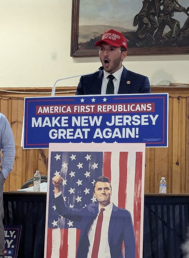 Mike Crispi (@mikecrispi) on Twitter photo For New Jersey.
For MAGA.
For Charlie.
The <a href="/AmericaFirstNJ/">America First Republicans of New Jersey</a> tour to elect Jack Ciattarelli rolls on!
Join us on our 7th Stop of the camapign trail TONIGHT at the Nutley VFW at 6 pm!
The GREAT <a href="/ScottPresler/">ThePersistence</a> will be joining us. For New Jersey.
For MAGA.
For Charlie.
The <a href="/AmericaFirstNJ/">America First Republicans of New Jersey</a> tour to elect Jack Ciattarelli rolls on!
Join us on our 7th Stop of the camapign trail TONIGHT at the Nutley VFW at 6 pm!
The GREAT <a href="/ScottPresler/">ThePersistence</a> will be joining us.