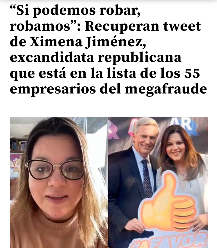 cyber924's tweet photo. @KichaChilena Nunca he visto a los patriotas hablar del robo de cobre, el mega fraude tributario y las bandas de narcotráfico republicanos. https://t.co/bKdfDfEDPo
