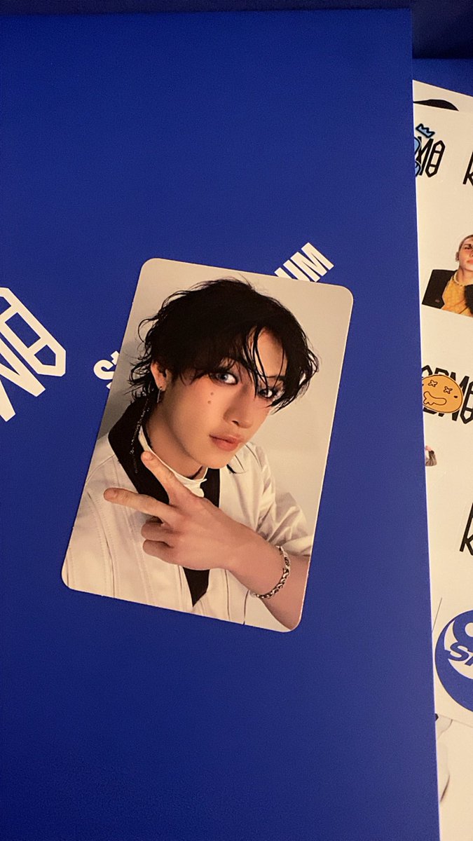 Teeliiox's tweet photo. I’ve got no self control and bought another album… 

but this is the channie I pulled 🤭💕 https://t.co/XJTcA7HxrP