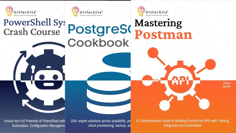 leanpub's tweet image. Advanced System Administration and Database Management is the featured bundle of ebooks 📚 on the Leanpub homepage! #PowerShell #SystemIntegration #MicrosoftAzure #OperatingSystemDevelopment #Postgresql #SqlServer

The following 3 books are included in this bundle...
PowerShell…