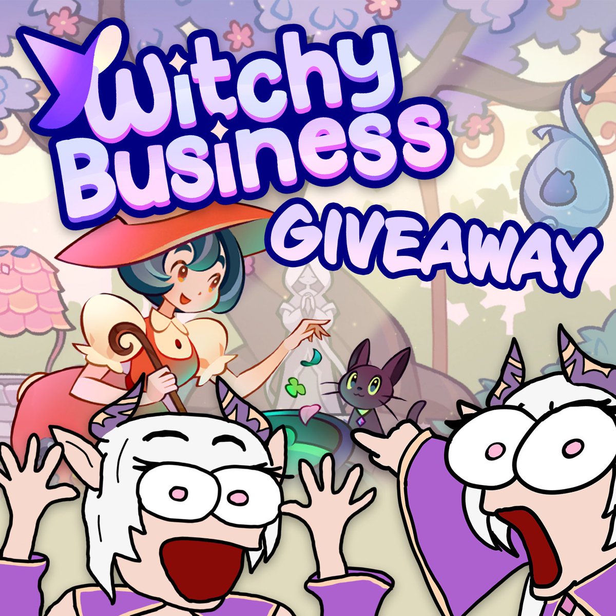 Maesira's tweet photo. 🚨 𝙂𝙄𝙑𝙀𝘼𝙒𝘼𝙔 𝘼𝙇𝙀𝙍𝙏

I’ll be giving away 𝟮 keys for Witchy Business, a new cozy job sim by @rogueducknet where you become the local potion dealer ✨

to enter, ♡ and ⟳ this post! must be following, new followers welcome 🫡

giveaway ends 10/10 at 6:00 pm est ~ https://t.co/g6sZLPG44s