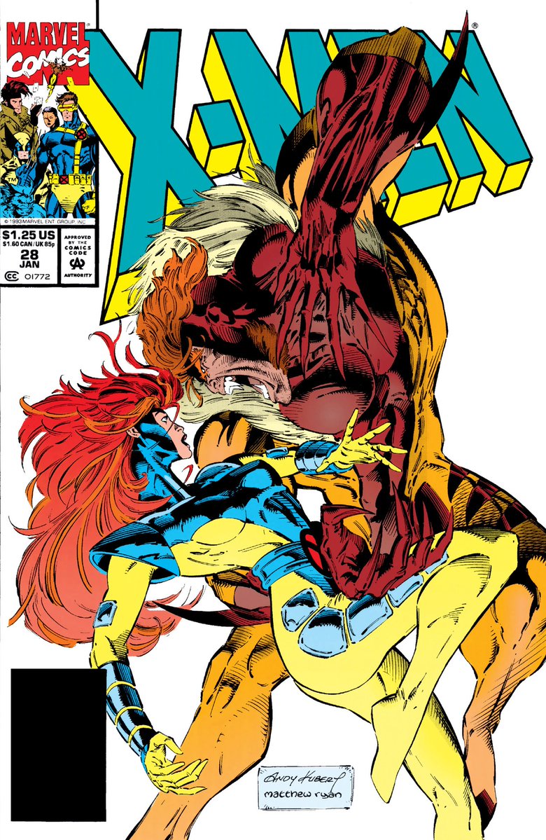 Comic Book Cover of The Day | X-Men #28 (1991) | By Andy Kubert