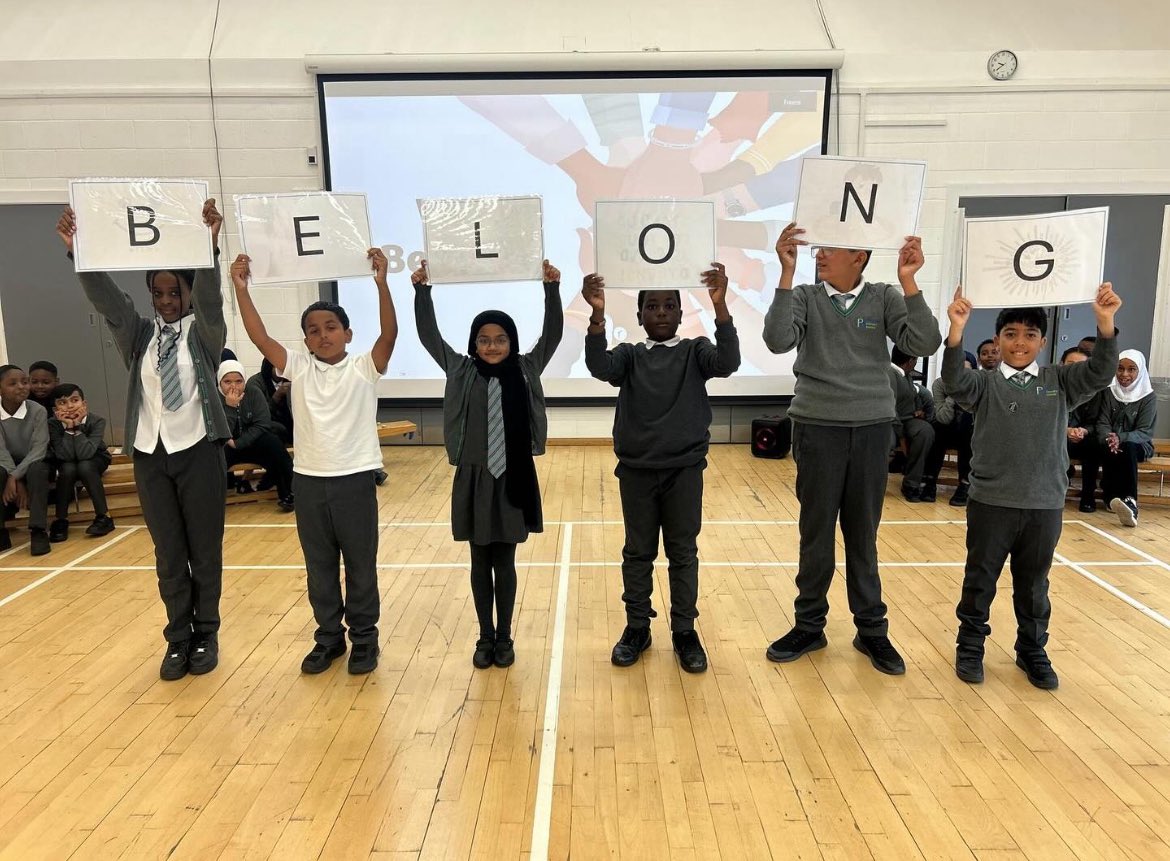 Diamond class shared a special assembly all about our school values &amp; the importance of belonging. 🌈💫
We reminded everyone that our school is a place where every voice matters, every smile is welcome, &amp; everyone has a part to play. 👫💛#SchoolValues #Belonging #TogetherWeShine