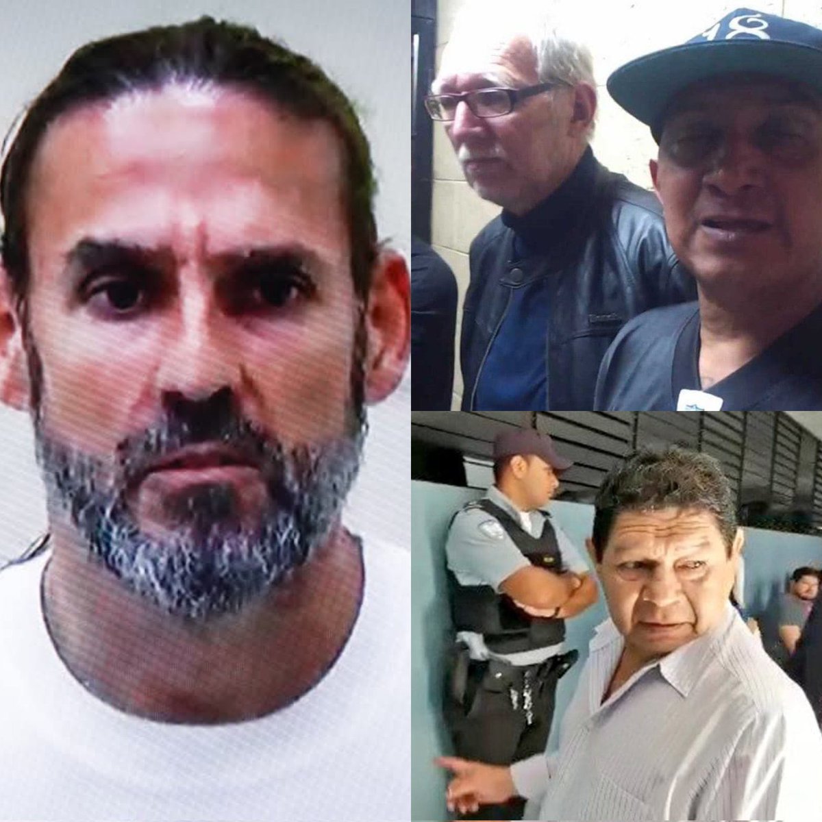 Sara_AyalaSv's tweet photo. El Tribunal Primero de Sentencia de San Salvador impuso una condena de 28 años de cárcel a los exministros Benito Lara y Arístides Valencia, mientras que el exalcalde Ernesto Muyshondt y los mediadores Paolo Lüers y Wilson Alvarado recibieron penas de 18 años de prisión, tras ser hallados culpables de haber negociado con pandillas durante las elecciones de 2014 y 2015.