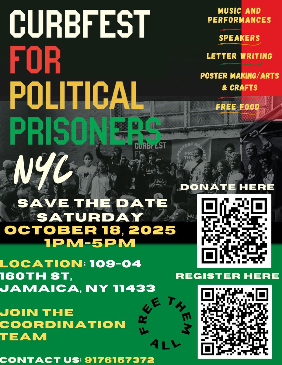 HOLLA_Us's tweet photo. Curbfest NYC 2025 Donations, Registration and Street Outreach - *|https://t.co/8xDAQqLEut|* https://t.co/U7ZwIzpqwi
