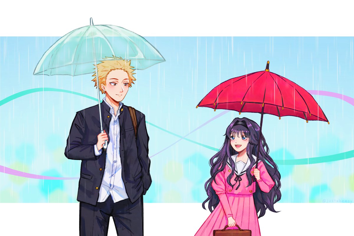 justabeesy's tweet photo. kaoruko and rintaro ☔️🍰🌸
‧₊˚ ⋅♡𓂃 ࣪ ִֶָ☾.  
#FragrantFlowerBloomsWithDignity https://t.co/A40LmgeQsu