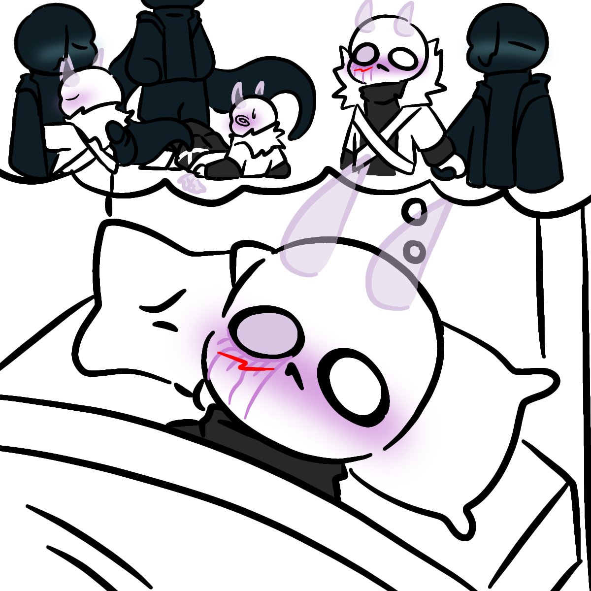 PhantomKing1206's tweet photo. #NightmareSans #crosslv20sans https://t.co/0fLWBbE6H4