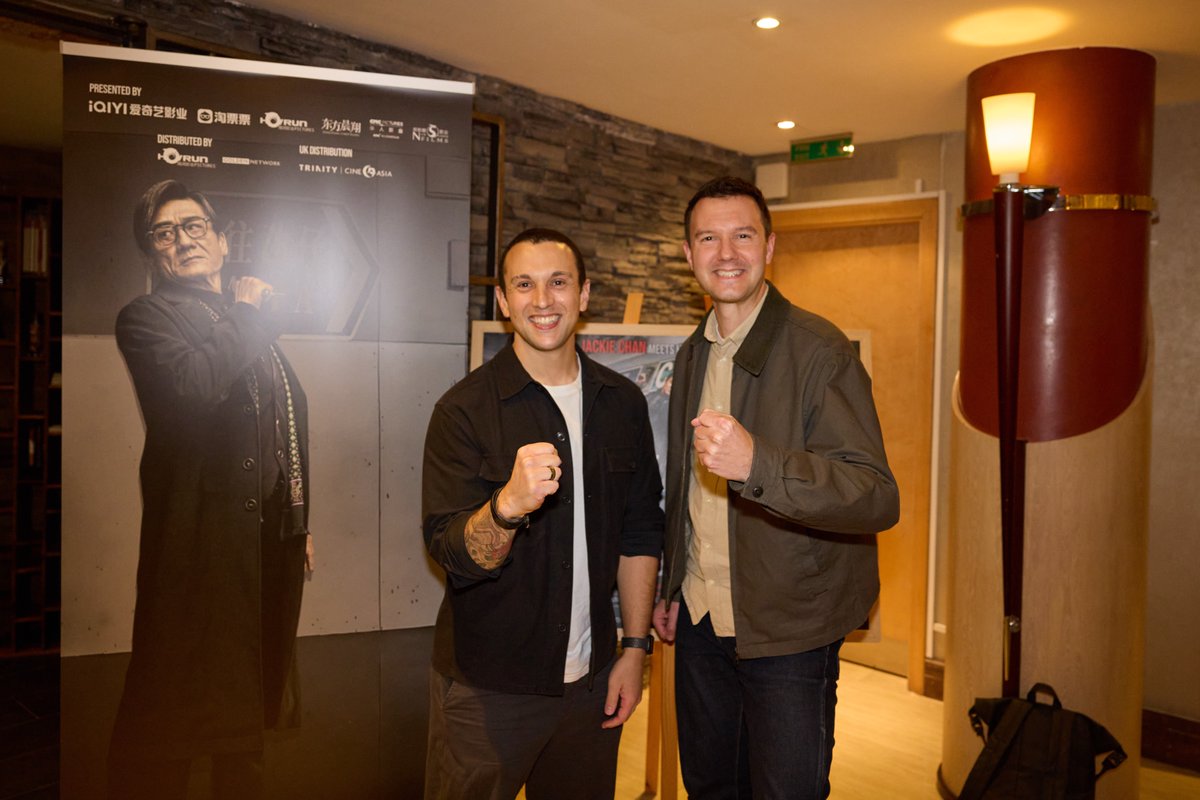 TheMikeFury's tweet image. The Shadow&apos;s Edge UK premiere night. Jackie Chan fans can get ready for his best film of the past decade. Tony Leung Ka-Fai is in stellar form too, reunited for the first time in 20 years!

This deserves the big screen experience. See it in cinemas from Friday! 🍿 @CineAsiaUK