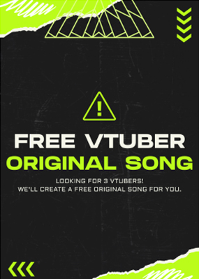 2OU8_'s tweet photo. YOU ARE VTUBER??
WANNA GOT YOUR NEW ORIGINAL SONG?
[ NO COST! ] 

SUBMIT YOUR YOUTUBE CHANNEL LINK NOW TO US!!!
DEADLINE : OCT, 13
WINNER ANNOUNCEMENT : OCT, 17 (for 2 winner)

⚠ choose your own genres! 
⚠ must have vocal recording setup
⚠ share this tweet

#VTUBER #2ou8 https://t.co/Y56OwmXby2