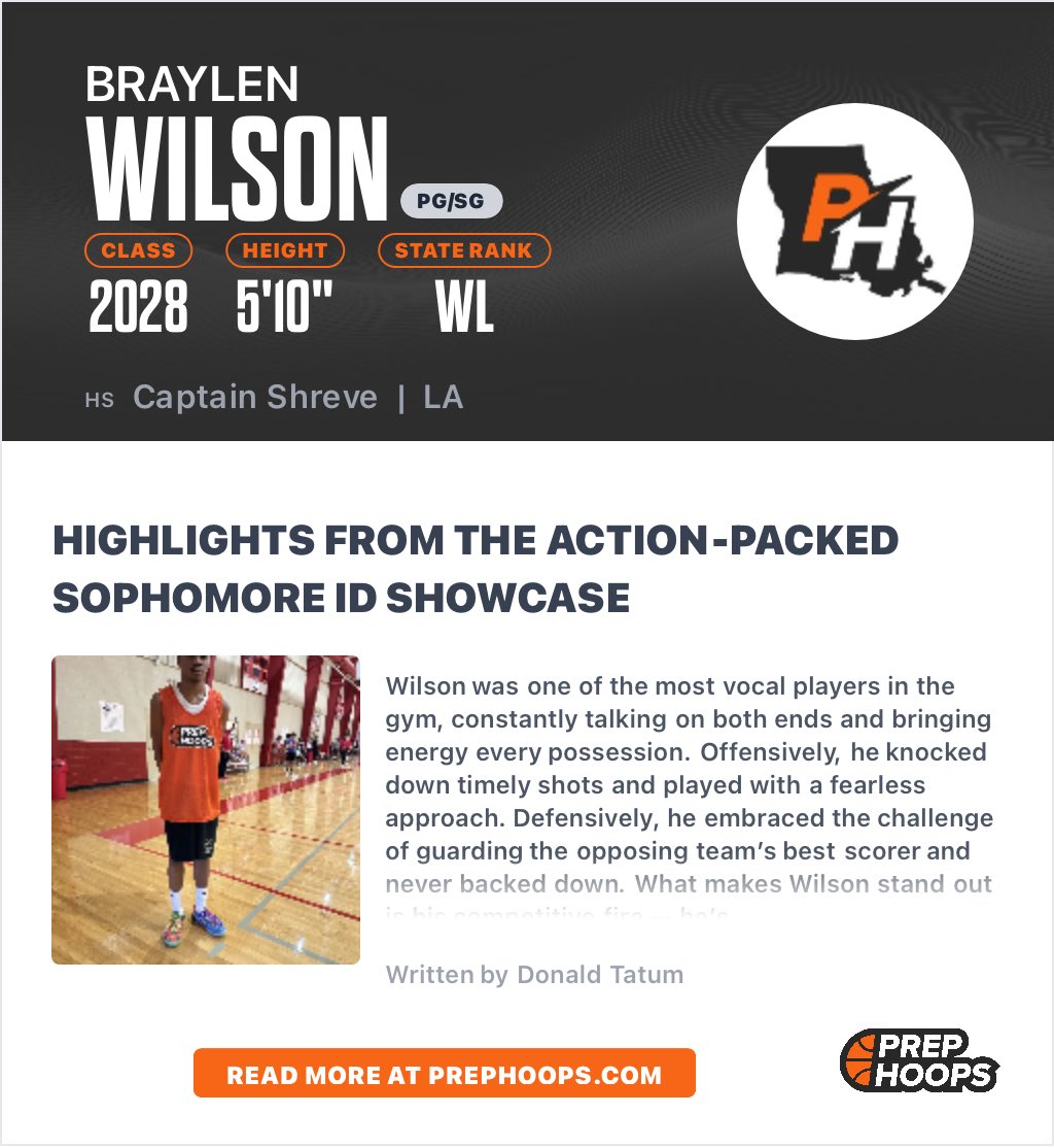 Braylen Wilson tweet media