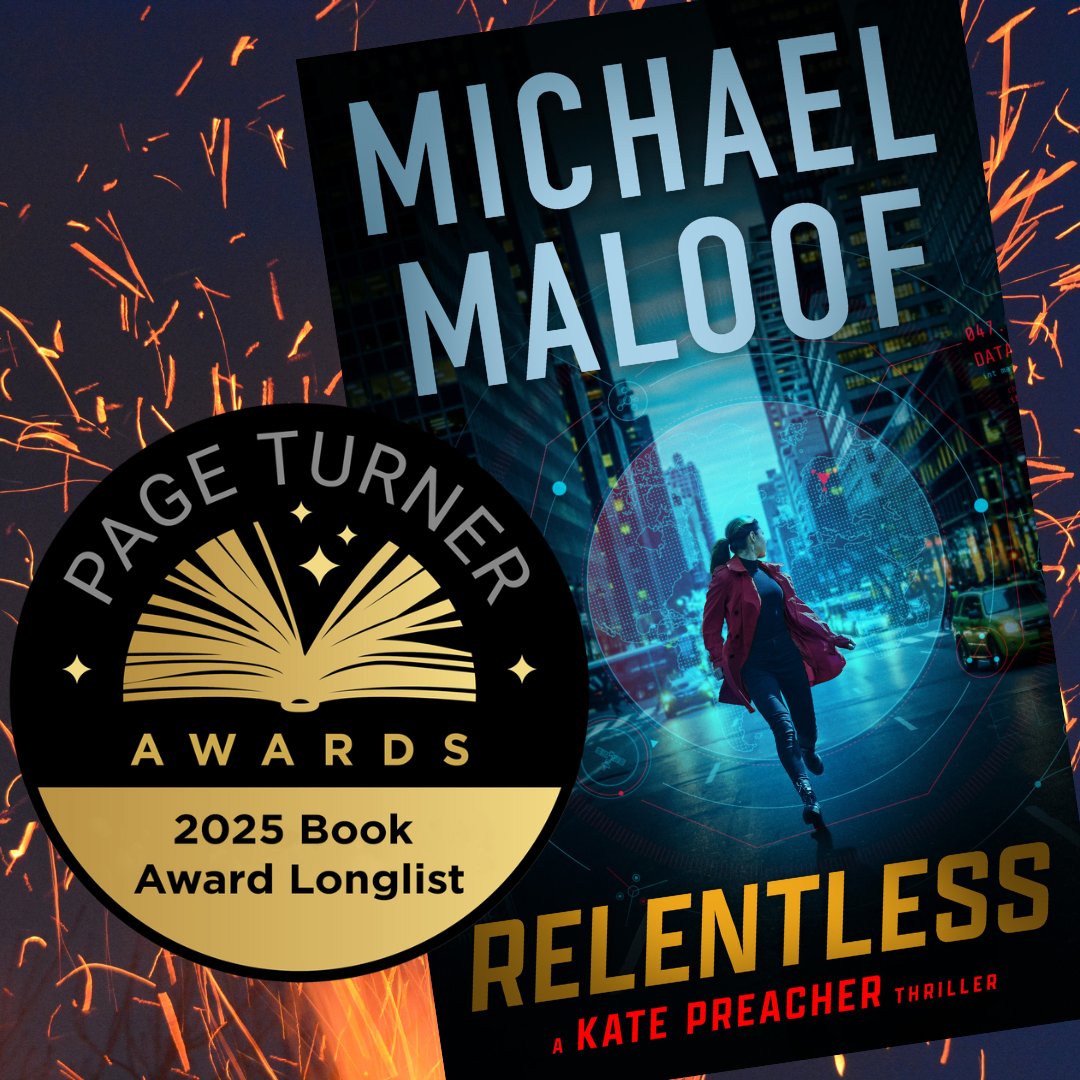 MichaelGoWrite's tweet image. Thrilled that Relentless has made the Longlist for the 2025 @PageTurnerAward! Honored to be among so many great authors. Shortlist comes end of October—fingers crossed 🤞 #PageTurnerAwards