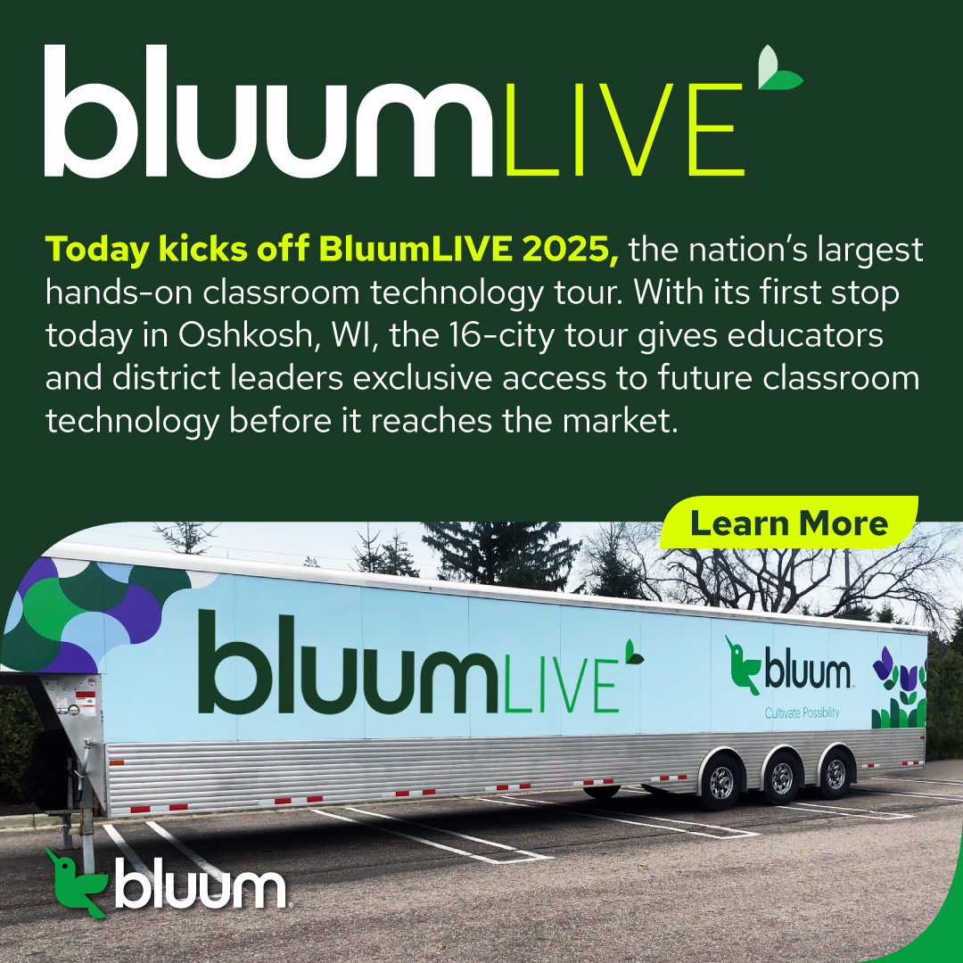 Bluum_EdTech's tweet image. We&apos;re so excited to kick off BluumLIVE, starting today!

With 16 city stops across the country, we invite you to join us for a free hands-on EdTech experience close to home.

Find your stop here: bit.ly/4nu8RbL

Explore the tools of tomorrow, here to strengthen the…