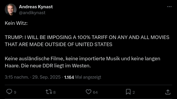 BjornRoh_1's tweet image. Ach komm @Reblaus10 &amp;amp; @baha_jam laut @andikynast/#ÖRR ist #Trump auch Links bzw die USA unter ihm da neue DDR oder ist das so ein Versuch ala #Thilo = "Trump ist Rechts &amp;amp; die USA da Rechts nun DDR", damit sich verfängt die DDR wäre ja Rechts gewesen?!
x.com/andikynast/sta…