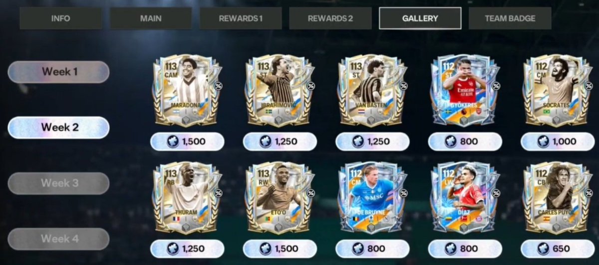 1250🧩 for Van Basten and Thuram is a huge W🔥
#FCMobile #EAFC26 #FC26
<a href="/EASFCMOBILE/">EA SPORTS FC MOBILE</a>
🔁💙