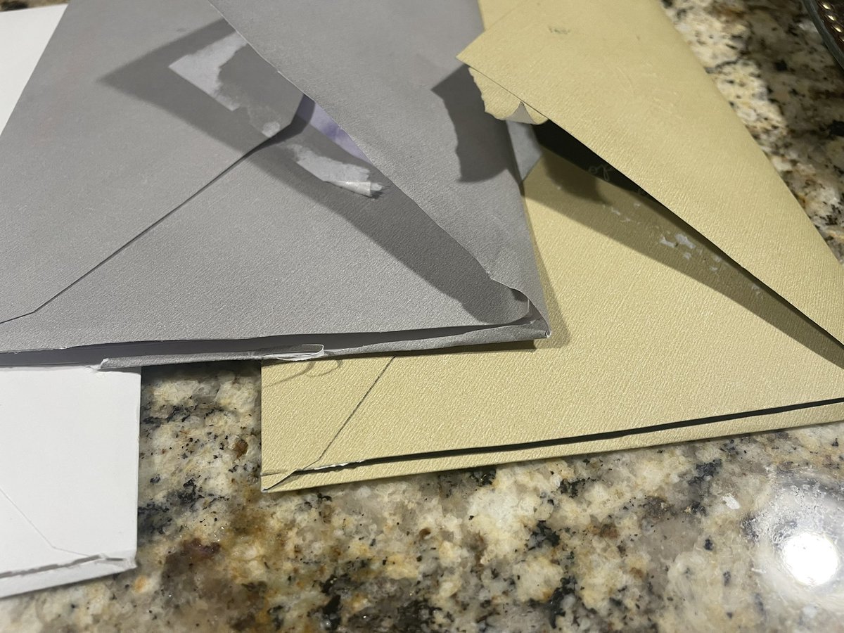 kappadon94's tweet image. Sad that employees of the @USPS would cut open cards sent to us during our time of bereavement for my Father. Most of the mail comes from the Fulton Industrial Blvd (in SW Atlanta) Depot, so along the route all of our cards were cut open to see if money was inside. #PostMaster