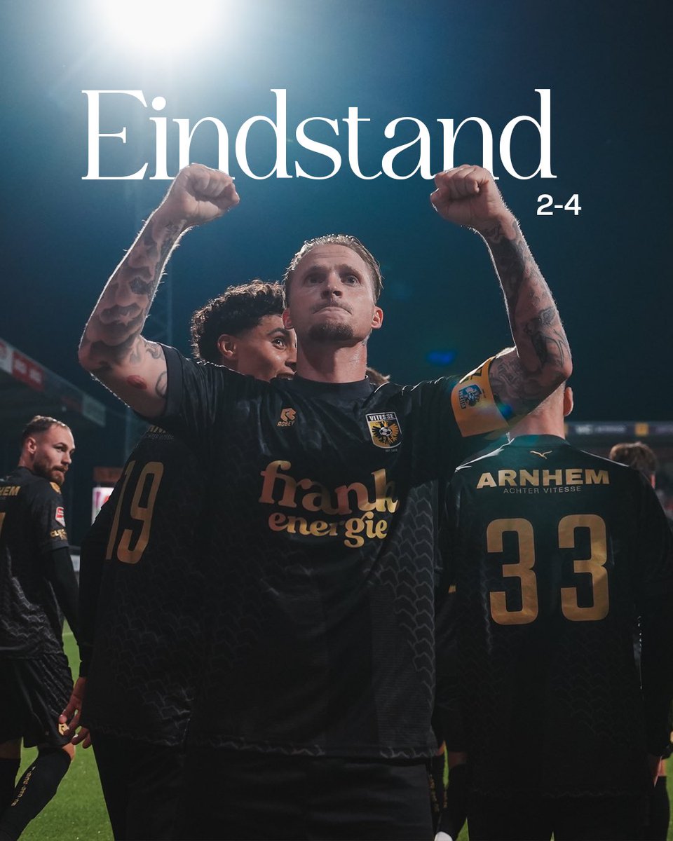 MijnVitesse's tweet photo. Gevochten en gewonnen! 🟡⚫️⚔️ https://t.co/rD5WM3BLl8