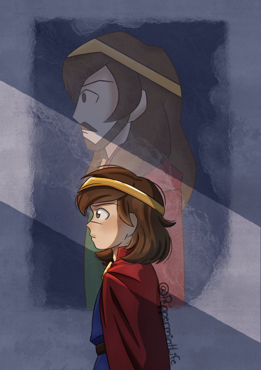 PeppermintLife's tweet image. An uncle’s legacy 👑🗡️
#originalart #ocart #illustration