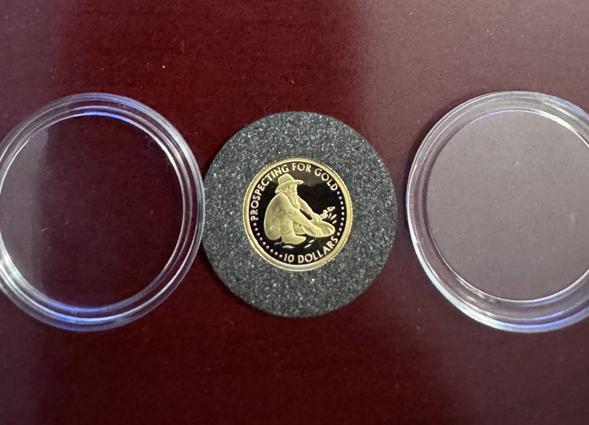 eustacker's tweet image. Ordered this at spot rate when it was 100€/gram. Arrived when Gold is already over 105€/gram. So on this small 1/25 oz (1.244g) 999 fine gold coin, I gained money before it already arrived 😁🤩🥳
#gold #PreciousMetals -#Collectible