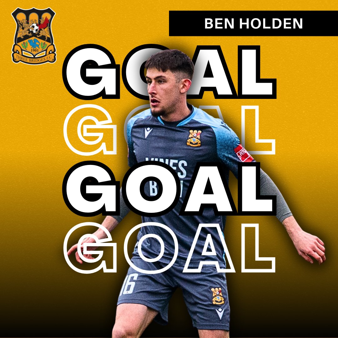 ThreeBridgesFC's tweet photo. 50' GOAL: BEN HOLDEN https://t.co/CoEidIfCAP