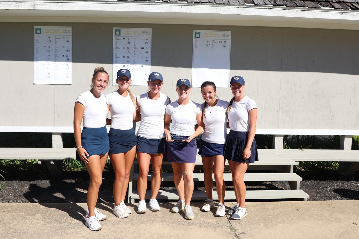 MUKnights's tweet photo. Winner winner!

@MarianUnivWGolf earns the win in the Butler Fall Invite, knocking out 13 NCAA DI programs in their second tournament win of the season!

Check out some of the best photos from the three round win!
🔗: https://t.co/cgYsV6SpIu https://t.co/KMNGS6Eg8R