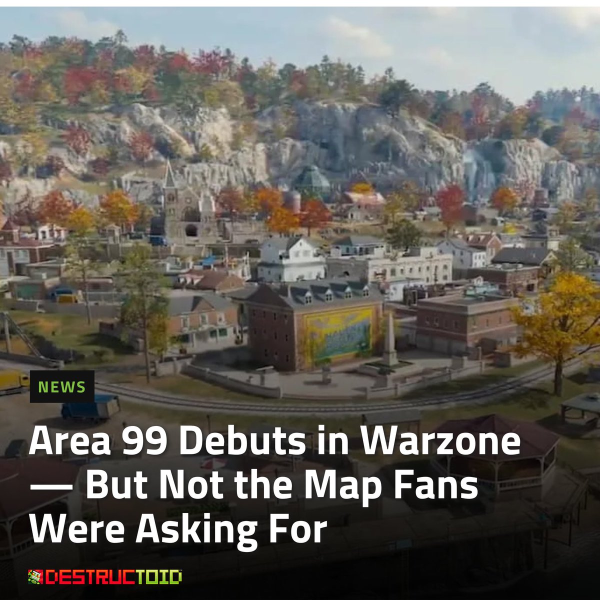 destructoid's tweet photo. Warzone dropped a reveal for the new map Area 99 at Call of Duty Next — players say they wanted something bigger, something nostalgic. Did this deliver or just dodge expectations?
#Warzone #CallOfDutyNext #Area99 #GamingReactions https://t.co/GISedxS5zo