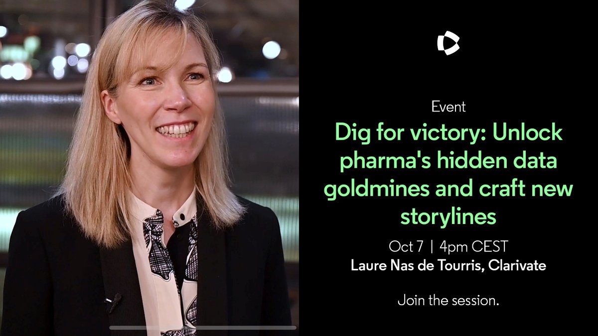 Join Laure Nas de Tourris at #Pharmageddon2025 to explore how pharma can turn data into impact, influence, and patient outcomes: ow.ly/ll2z50X2sm3