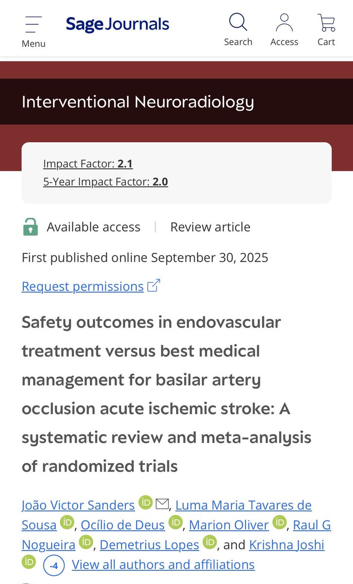 Honored to be part of this amazing team!
Many thanks to all your support <a href="/Cure4Stroke/">Demetrius Lopes, MD</a> <a href="/krishna5182/">Krishna C. Joshi</a> <a href="/RaulNogueiraMD/">Raul G Nogueira, MD, FAHA, FSVIN</a> <a href="/OliverNeuroMD/">Marion J. Oliver, MD</a> <a href="/Lumamtavaress/">Luma Tavares</a> <a href="/INR_WFITN/">Interventional Neuroradiology</a>